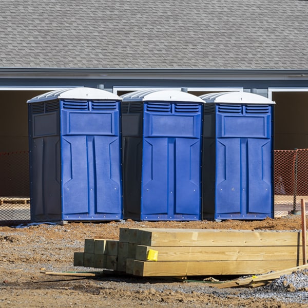 how do you ensure the porta potties are secure and safe from vandalism during an event in Harpster OH